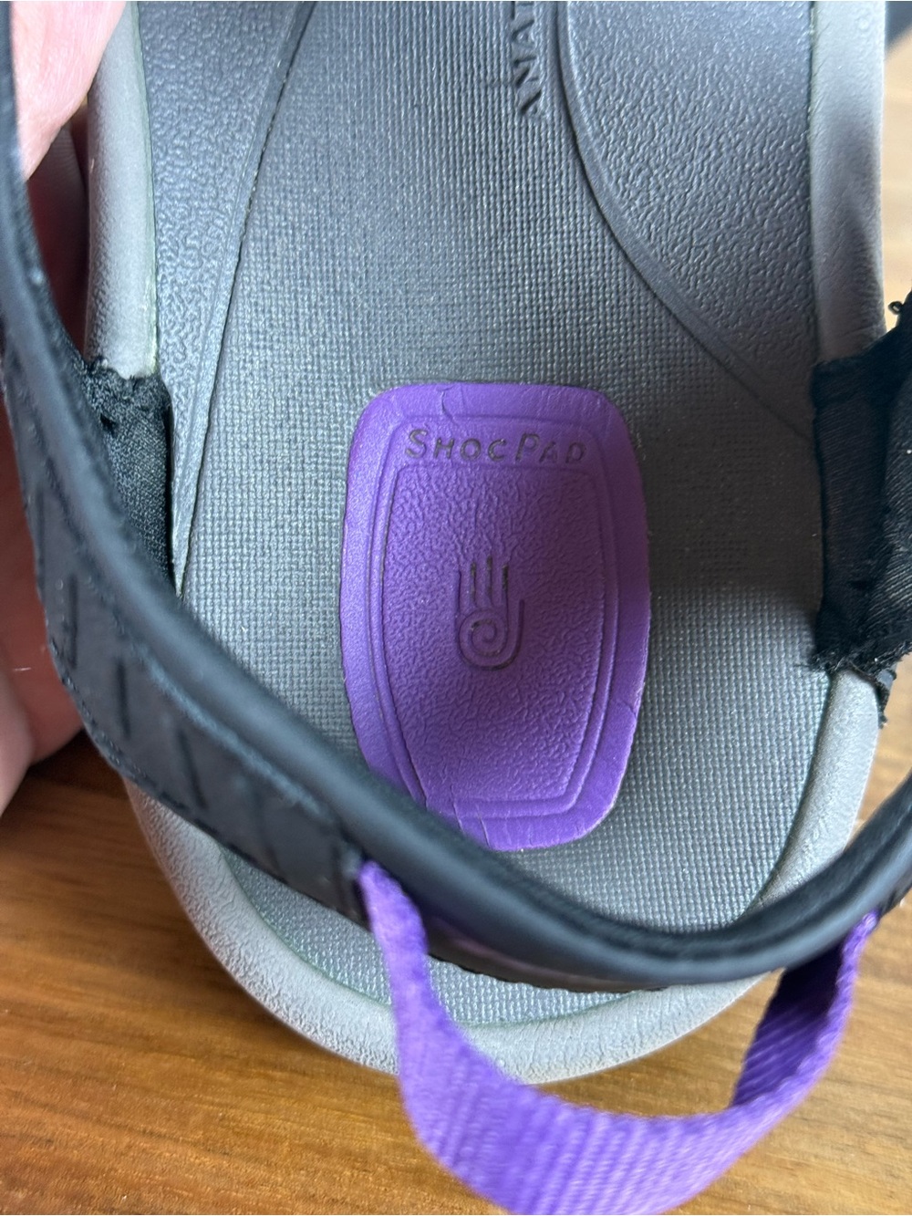 Teva Tirra Water Hiking Sandals Black/Purple Size 9 - Picture 12 of 13